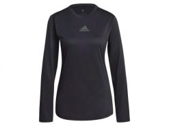 Bluza damska ADIDAS W UFORU LS T XXS. Czarne bluzy damskie Adidas, xs, bez wzorów, bez kaptura, do biegania. Za 149.00 zł.