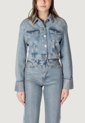 Kurtka Kobieta ONLY Onlhollywood Crystal Jacket Red Dnm Cro. Niebieskie kurtki damskie Only, l, bez wzorów, z bawełny, bez kaptura. Za 262.00 zł.