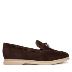 Loafersy Guess. Brązowe mokasyny damskie Guess. Za 590.99 zł.