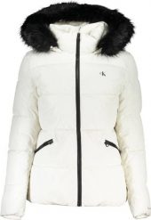 Calvin Klein Puchowa damska kurtka z kapturem CALVIN KLEIN XS EU. Kurtki sportowe damskie Calvin Klein, xs, bez wzorów, z puchu, z kapturem. Za 794.48 zł.