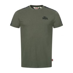 Koszulka Lonsdale Brindister. Czarne koszulki sportowe męskie Lonsdale, xl, z aplikacjami, z dzianiny, bez kołnierzyka, bez ramiączek, na fitness i siłownię. Za 153.00 zł.