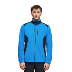 Bluza polarowa turystyczna męska Alpinus Caen II 100. Niebieskie bluzy męskie Alpinus, m, bez wzorów, z polaru, bez kaptura, trekkingowe. Za 349.00 zł.