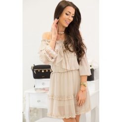Sukienka Colin Beige. Sukienki damskie Modaforyou. Za 99.00 zł.