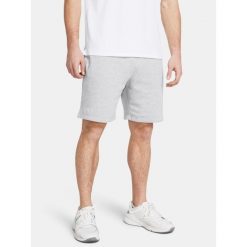 Spodenki treningowe męskie Under Armour Rival Fleece. Szare szorty męskie Under Armour, na lato, m, bez wzorów. Za 116.75 zł.