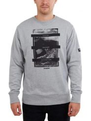 Bluza męska Fundango Warren. Szare bluzy męskie Fundango, m, bez wzorów, z bawełny, bez kaptura. Za 199.90 zł.