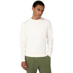 Bluza męska Champion Crewneck Sweatshirt. Brązowe bluzy męskie Champion, m, z aplikacjami, z bawełny, bez kaptura. Za 175.99 zł.