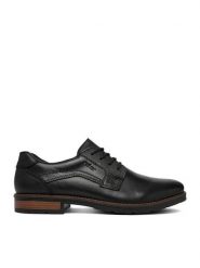 Rieker Półbuty CEO-14603-00 Czarny. Czarne eleganckie półbuty Rieker, ze skóry, wizytowe, bez zapięcia. Za 429.99 zł.