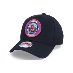Czapka typu snapback Toronto Raptors. Czarne czapki i kapelusze męskie Mitchell & Ness, bez wzorów, sportowe. Za 226.50 zł.