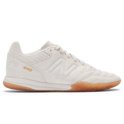 Halówki męskie New Balance 442 V2 PRO IN MS41LWT2 – beżowe. Brązowe buty sportowe męskie New Balance, z gumy, bez zapięcia, na fitness i siłownię. Za 349.99 zł.
