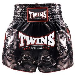 Szorty do boksu tajskiego Twins Special TTBL. Czarne szorty damskie TWINS, l, bez wzorów, z poliesteru, retro. Za 327.00 zł.