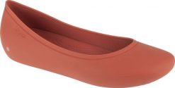 Crocs Crocs Brooklyn Flat W 209384-2DT Bordowe 38/39. Czerwone klapki damskie Crocs, bez wzorów, sportowe, bez obcasa. Za 173.45 zł.