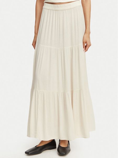 ONLY Spódnica maxi Mikka 15324808 Beżowy Regular Fit. Brązowe spódnice damskie Only, m, bez wzorów, z wiskozy, maxi. Za 126.99 zł.