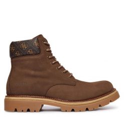 Trapery Guess. Brązowe śniegowce i trapery męskie Guess, bez zapięcia. Za 559.99 zł.