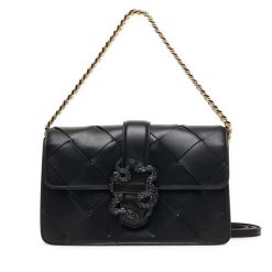 Torebka Just Cavalli. Czarne torebki do ręki damskie Just Cavalli, bez wzorów, klasyczne, bez dodatków. Za 829.99 zł.