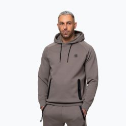 Bluza męska Pitbull Dogwood Hooded Sweatshirt. Szare bluzy męskie PITBULL, m, bez wzorów, z bawełny, bez kaptura. Za 269.99 zł.