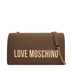 Torebka LOVE MOSCHINO. Brązowe torebki do ręki damskie Love Moschino, bez wzorów, klasyczne, bez dodatków. Za 939.99 zł.