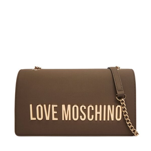 Torebka LOVE MOSCHINO. Brązowe torebki do ręki damskie Love Moschino, bez wzorów, klasyczne, bez dodatków. Za 568.99 zł.