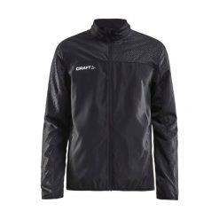 Windbreaker Craft rush. Czarne kurtki męskie Craft, m, bez wzorów, bez kaptura. Za 276.80 zł.