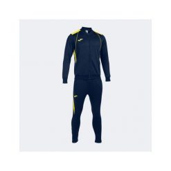 Dres Joma Granatowy z Poliestru. Niebieskie spodnie sportowe dla chłopców Joma, bez wzorów, z dresówki, sportowe, na fitness i siłownię. Za 244.95 zł.