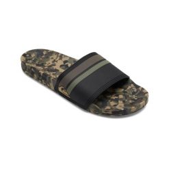 Sandały wsuwane dla Mężczyzn RIVI SLIDE Zielony. Zielone klapki męskie Quiksilver, z gumy, sportowe. Za 179.00 zł.