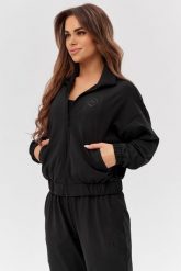 Damska bluza dresowa Rough Radical Chillfit. Czarne bluzy damskie ROUGH RADICAL, l, bez wzorów, z dresówki, bez kaptura, na fitness i siłownię. Za 144.42 zł.
