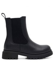 Nelli Blu Botki CS5819-03 Czarny. Czarne botki dziewczęce Nelli Blu, ze skóry, bez zapięcia. Za 149.99 zł.