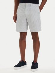 Tommy Hilfiger Szorty materiałowe Dover Print MW0MW42353 Biały Slim Fit. Białe szorty męskie Tommy Hilfiger, m, bez wzorów, z bawełny. Za 369.99 zł.