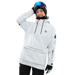 Damska kurtka snowboardowa Sporty zimowe Siroko W3-W Shiga. Niebieskie kurtki damskie SIROKO, bez wzorów, z softshellu, bez kaptura, narciarskie. Za 673.00 zł.