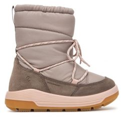 Śniegowce ECCO. Brązowe śniegowce dziewczęce ecco, bez zapięcia. Za 449.99 zł.