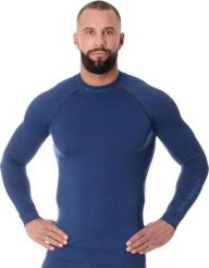 Brubeck LS15290 Bluza męska EXTREME THERMO ciemnoniebieski M. Niebieskie bluzy męskie Brubeck, m, bez wzorów, bez kaptura. Za 260.83 zł.