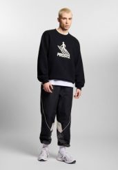 Bluza sportowa męska Prosto Crossing bez kaptura. Czarne bluzy męskie Prosto., l, bez wzorów, z bawełny, bez kaptura. Za 234.99 zł.