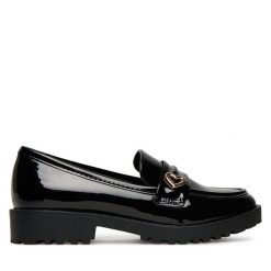 Loafersy DeeZee. Czarne mokasyny damskie DeeZee. Za 129.99 zł.