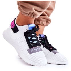 Damskie Wsuwane Sportowe Buty Sneakersy Białe Klayra. Białe obuwie sportowe damskie bez wzorów, z gumy. Za 145.53 zł.