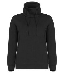 Clique Hobart Women bluza damska ze stójką z tkaniny air-layer – Black. Czarne bluzy damskie CLIQUE, m, bez wzorów, z elastanu, bez kaptura. Za 188.64 zł.