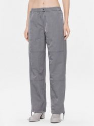 Samsøe Samsøe Spodnie materiałowe Gira F23400008 Szary Relaxed Fit. Szare spodnie materiałowe damskie Samsøe & Samsøe, m, bez wzorów, z materiału. Za 679.99 zł.