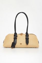 Torebka rattanowa Bowling Baguette Big PINKO. Plecaki damskie Pinko, bez wzorów, bez dodatków. Za 1,619.00 zł.