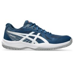 Buty do siatkówki męskie, Upcourt 6. Białe buty sportowe męskie Asics, bez zapięcia, do siatkówki. Za 269.99 zł.