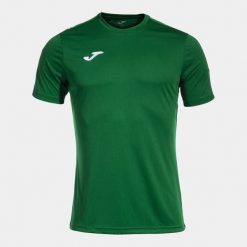 Koszulka Joma Olimpiada. Zielone koszulki sportowe męskie Joma, l, bez wzorów, z tkaniny, bez kołnierzyka, bez ramiączek, do piłki nożnej. Za 159.50 zł.