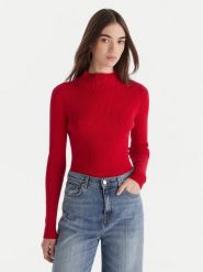 JOOP! Sweter Kalisto 30048405 Czerwony Slim Fit. Czerwone swetry damskie JOOP!, xs, bez wzorów, z syntetyku, bez kołnierzyka, bez ramiączek, bez kaptura. Za 579.99 zł.