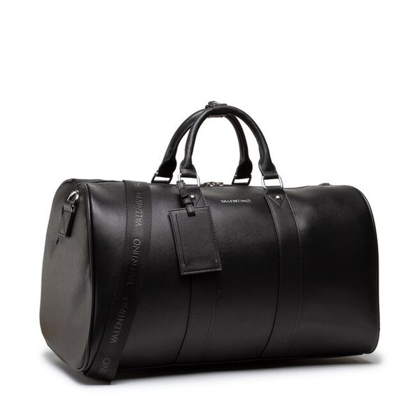 Torba weekendowa Valentino. Czarne torby podróżne damskie Valentino, bez wzorów. Za 629.99 zł.