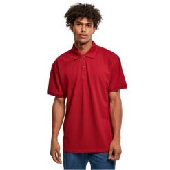 Polo Urban Classics Oversized. Czerwone koszulki polo męskie Urban Classics, m, bez wzorów, bez ramiączek. Za 168.00 zł.