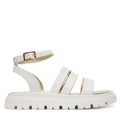Sandały Tommy Hilfiger. Białe sandały dziewczęce Tommy Hilfiger, bez zapięcia. Za 309.99 zł.