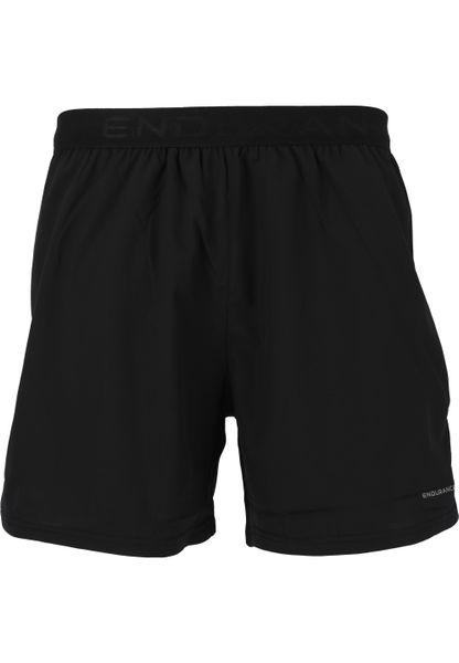 Szorty Endurance Cobus. Czarne krótkie spodenki sportowe męskie Endurance, l, bez wzorów, z materiału, do biegania. Za 250.00 zł.