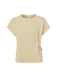 Opus Koszulka Kobiety Sztuczne włókno żółty, 42. Żółte t-shirty damskie Opus, bez wzorów, z dżerseju, bez kołnierzyka. Za 229.95 zł.