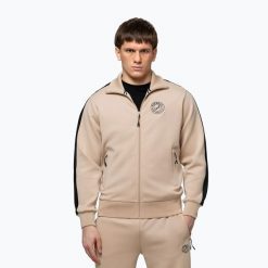 Bluza męska Pitbull Track Jacket San Diego. Brązowe bluzy sportowe męskie PITBULL, m, bez wzorów, z elastanu, bez kaptura. Za 269.99 zł.