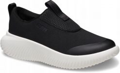 Buty Sportowe Sneakersy Dla Dorosłych Crocs Mellow Ease Slip On. Czarne obuwie sportowe damskie Crocs, bez wzorów, z materiału, trekkingowe. Za 263.99 zł.