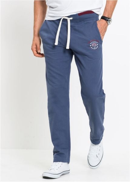 Spodnie sportowe. Szare spodnie sportowe męskie bonprix, l, bez wzorów. Za 107.99 zł.