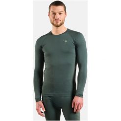 Bielizna termoaktywna z długim rękawem Odlo BL TOP crew neck l/s PERFORMANCE. Niebieskia bielizna termoaktywna męska Odlo, l, z materiału. Za 344.35 zł.