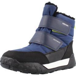 Buty GEOX J TREKKYUP BOY Niebieski. Niebieskie trekkingi męskie Geox, trekkingowe. Za 237.99 zł.