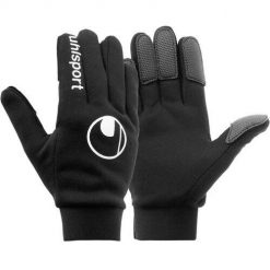 Rękawice dla graczy w terenie uhlsport. Białe rękawiczki męskie Uhlsport, na zimę, bez wzorów, sportowe. Za 134.50 zł.